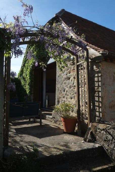 La Sagnarde, Maison En Pierre, Loubressac Esterno foto