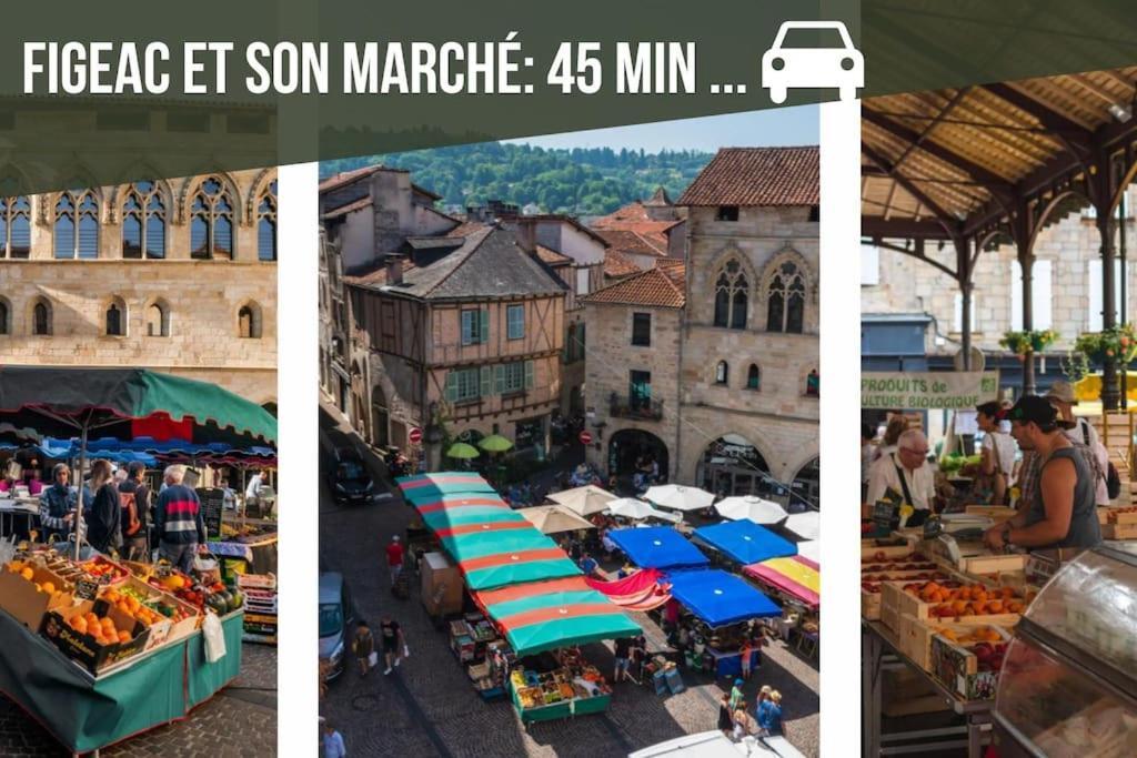 La Sagnarde, Maison En Pierre, Loubressac Esterno foto
