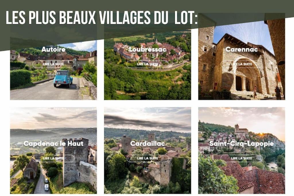 La Sagnarde, Maison En Pierre, Loubressac Esterno foto